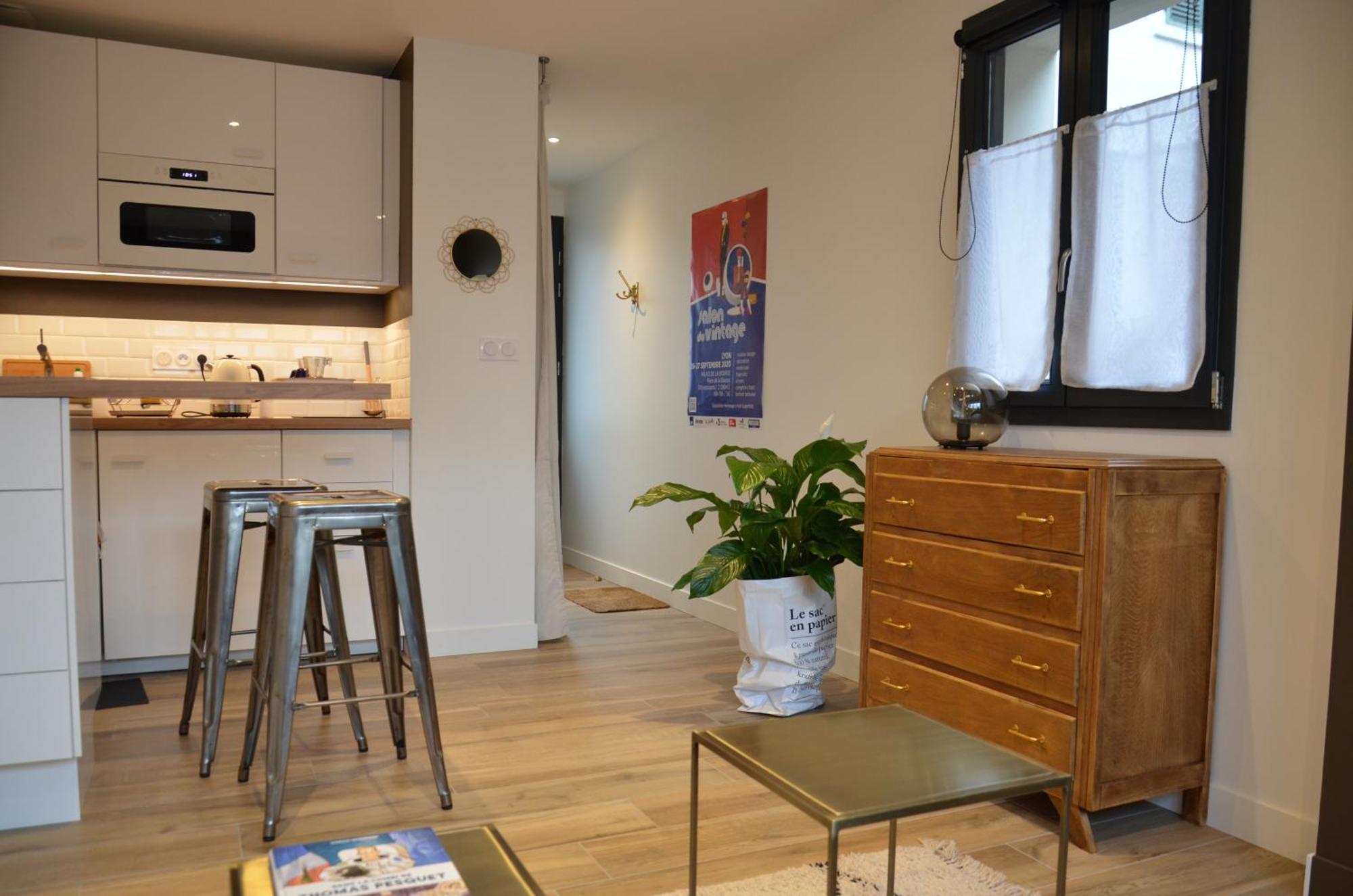 Le Burlat - Studio - Lyon - Tassin Экстерьер фото